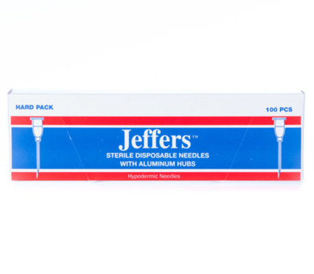 Aluminum Hub Needles, Box 100