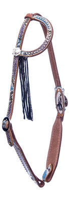 San Saba Tropical Python One Ear Headstall, Full