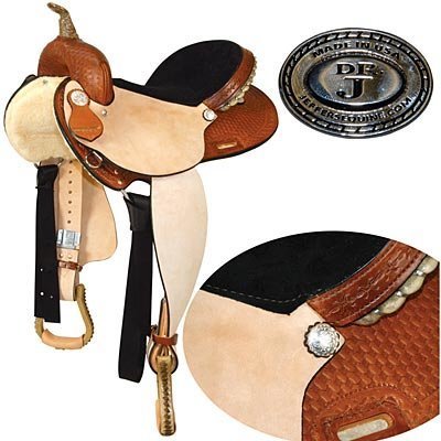 Dr. J Barrel Saddle, Golden Oak