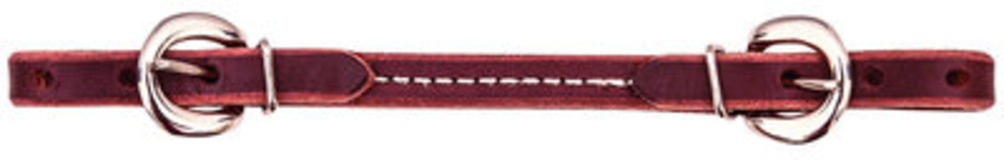 Sewn Leather Curb Strap, each