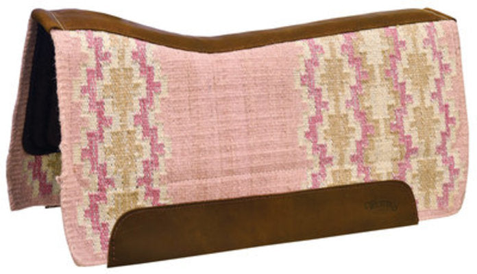 Metallic Contoured EVA Sport Foam Barrel Saddle Pad