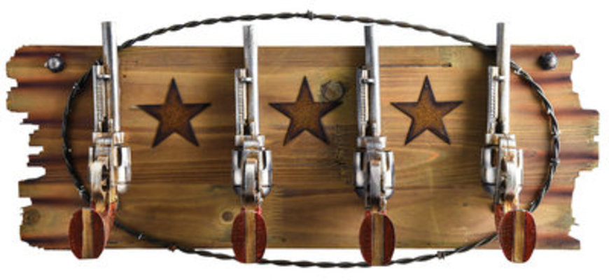 Pistol Four Hook Rack