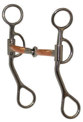 Diamond R Copper Argentine Snaffle