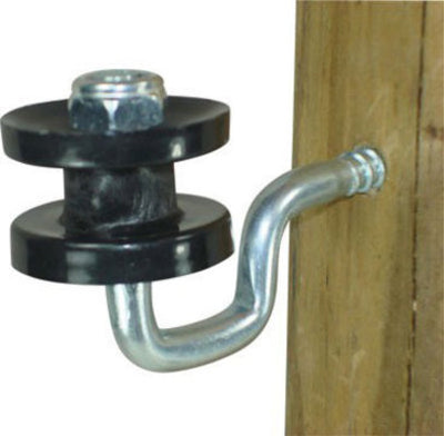 Wood Post Screw-In Corner Insulator