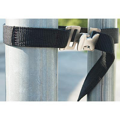 Black Poly Gate Strap, 4&amp;#39; L