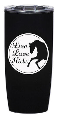 &quot;Live, Love, Ride&quot; Horse Tumbler
