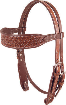 Cashel&reg; Chocolate Weave Headstall