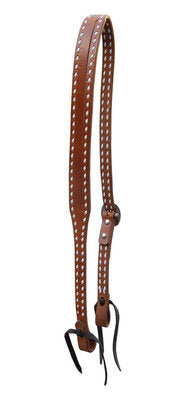 Oxbow Split Ear Headstall with Buckstitch, Harness