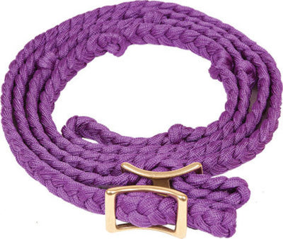 Neonz Flat Braided Knotted Barrel Rein, 3/4&quot; x 8&#39;