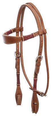 Headstall - Buffalo Leather Rawhide Collection