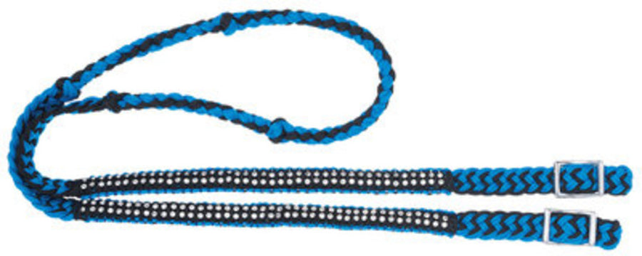 Miniature Knotted Competition Reins with Stones, 6&#39;