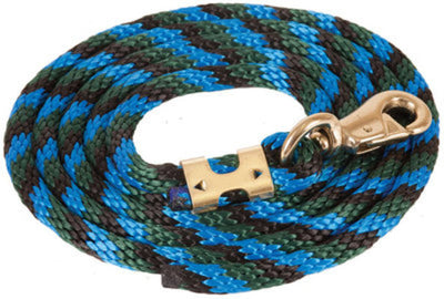 Poly Colorful Lead Rope, Bull Snap