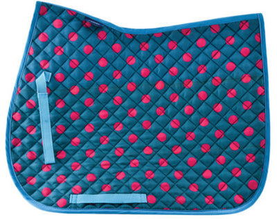 Jeffers Exclusive Polka Dot English Saddle Pad