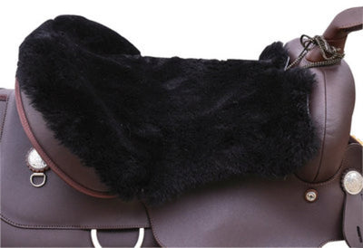 Western Saddle Seat Cushion, Sheepskin