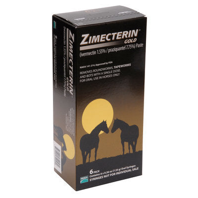 Zimecterin GOLD Barn Pack, 6 tubes