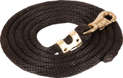 Solid Poly Lead Rope, Bull Snap