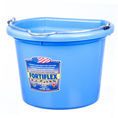 Fortiflex 8 Qt (2 Gallon) Flatback Bucket