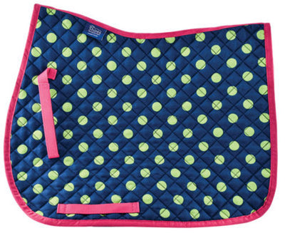 Jeffers Exclusive Polka Dot English Saddle Pad