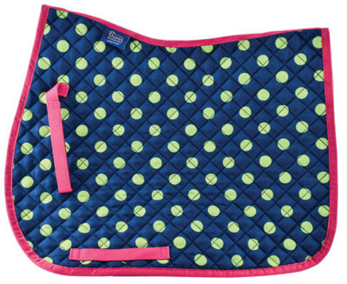 Jeffers Exclusive Polka Dot English Saddle Pad