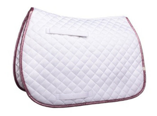 Lettia All-Purpose Saddle Pads w/ Sparkle Trim