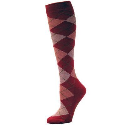 TuffRider Bamboo Argyle Boot Socks