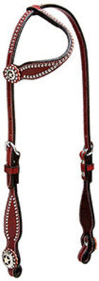 Texas Star One Ear Headstall, Chestnut