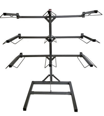9 Arm Horseman Free Standing Saddle Rack 