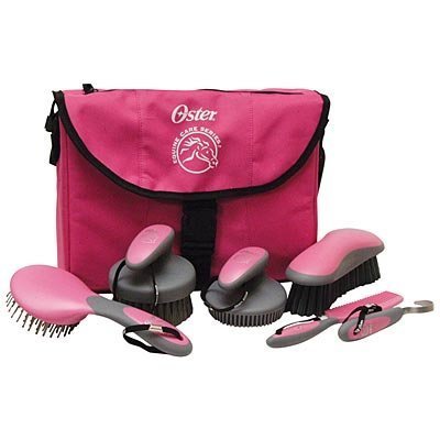 Oster 7-Piece Horse Grooming Tool Kit, Pink