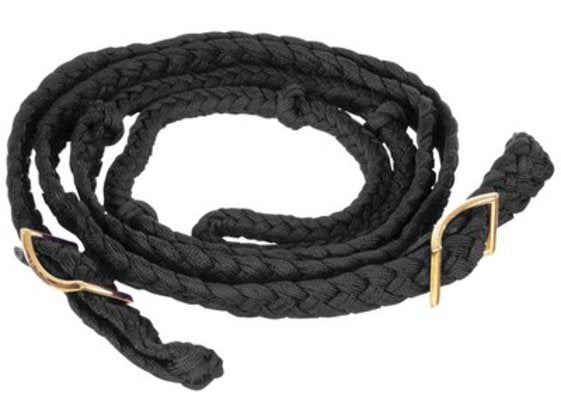 Knotted Braided Barrel Rein, 8&#39;