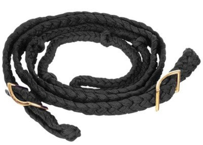 Knotted Braided Barrel Rein, 8&#39;