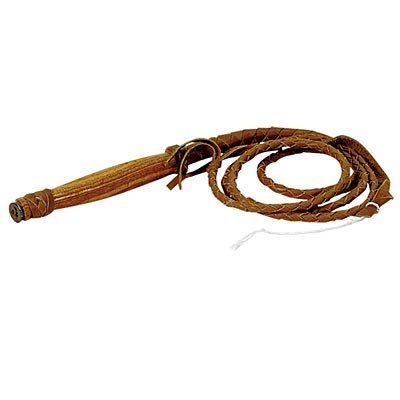 Leather Bull Whip, 8 ft
