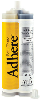 Adhere Glue-On-Shoe &amp;amp; Hoof Repair Black Only