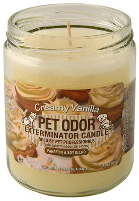 Pet Odor Exterminator Candle, Creamy Vanilla