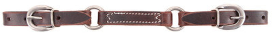 Jim Edwards Leather Curb Strap