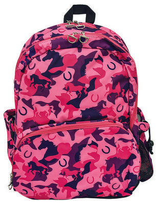 &quot;Lila&quot; Camo Backpack