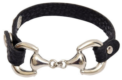 Snaffle Bit Snap Bracelet