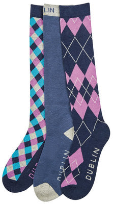Dublin Diamond 3-Pack Socks