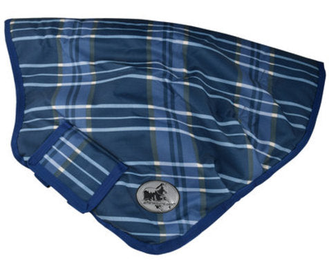 Jeffers Solaris 1200D Neck Rug, Sapphire Plaid/Blue