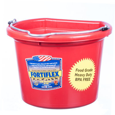 Fortiflex 8 Qt (2 Gallon) Flatback Bucket