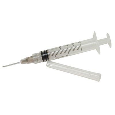 Jeffers Luer Slip Syringe/Needle Combo, Singles