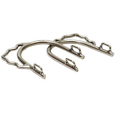 Barrel Winder Spurs with 3/8&amp;quot; Straps Loops, pair