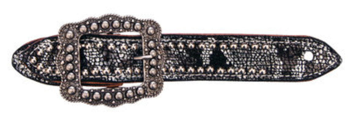 Belt Spur Straps, Ladies, Silver Spots