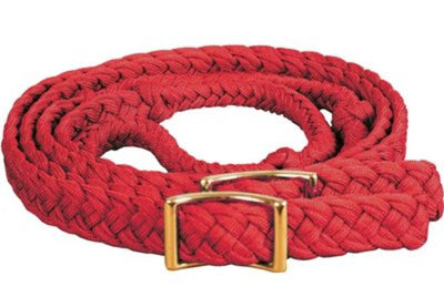 Knotted Braided Barrel Rein, 8&#39;