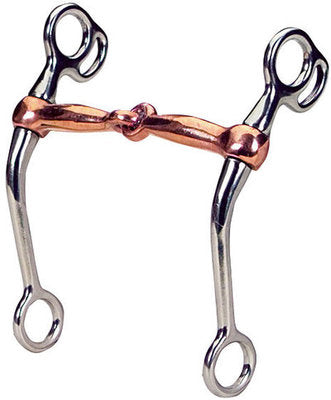 Copper Snaffle Mouth Training Bit