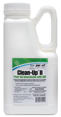 Clean-Up II Pour-On Insecticide with IGR