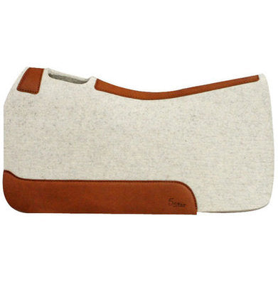 Barrel Racer 5 Star Saddle Pad (Natural), 1&amp;quot;