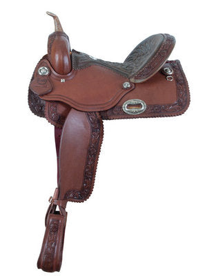 Alamo Saddlery Rose Barrel Saddle 