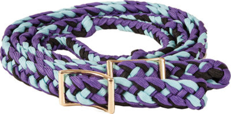Knotted Braided Barrel Rein, 8&#39;