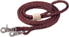 Round Braided Latigo Roper Rein, 3/8&amp;quot; X 8&amp;#39; 