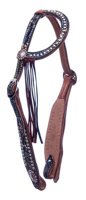 Rainbow Mystic One Ear Headstall, Full
